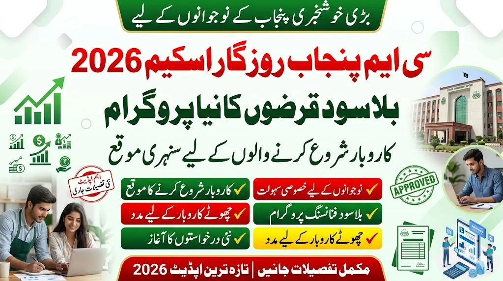 CM Punjab Rozgar Scheme 2026: New Interest-Free Loan Program Brings Big Opportunities for Youth