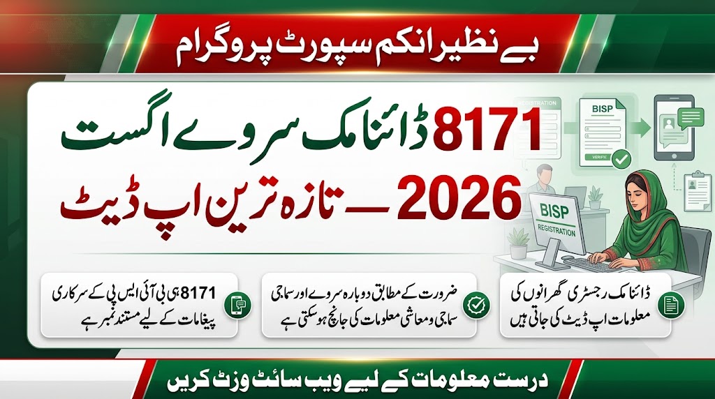 BISP 8171 Dynamic Survey August 2026: Latest Update