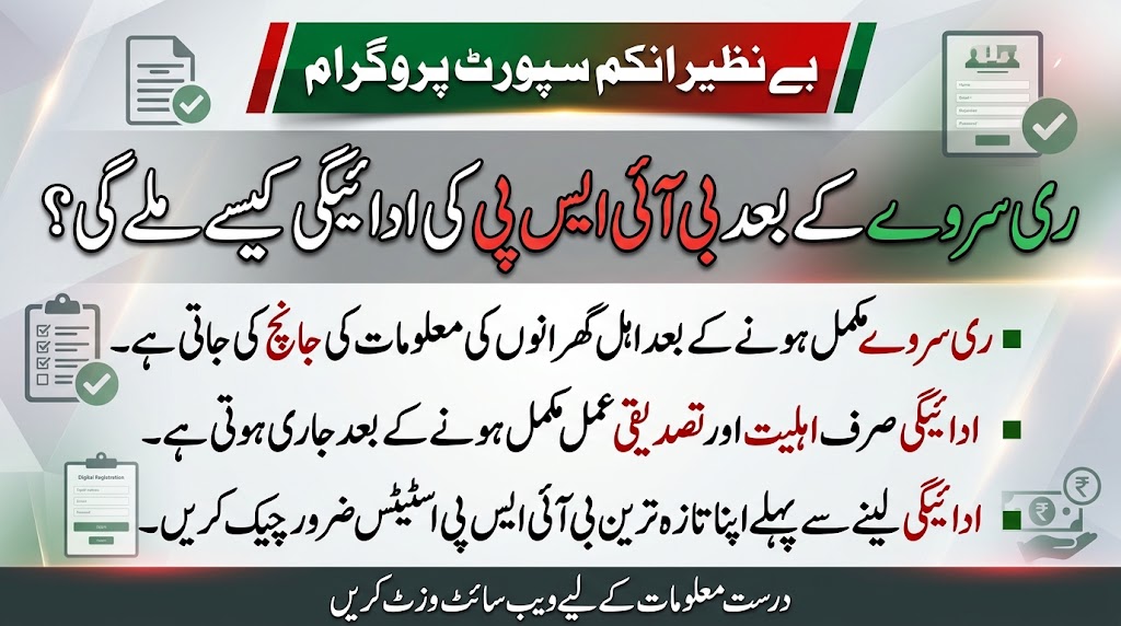 BISP Re-Survey 2026: How Will Beneficiaries Receive Payment?