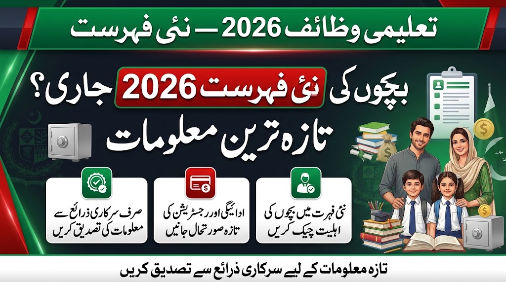 Taleemi Wazaif Children New List 2026: Latest Update