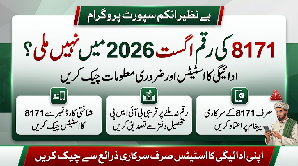 BISP 8171 Payment Not Received August 2026: What to Do